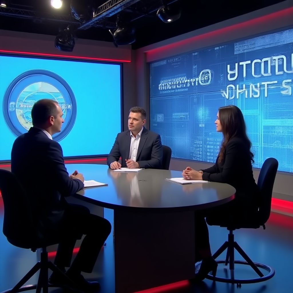 Entrevista televisiva sobre criptomonedas